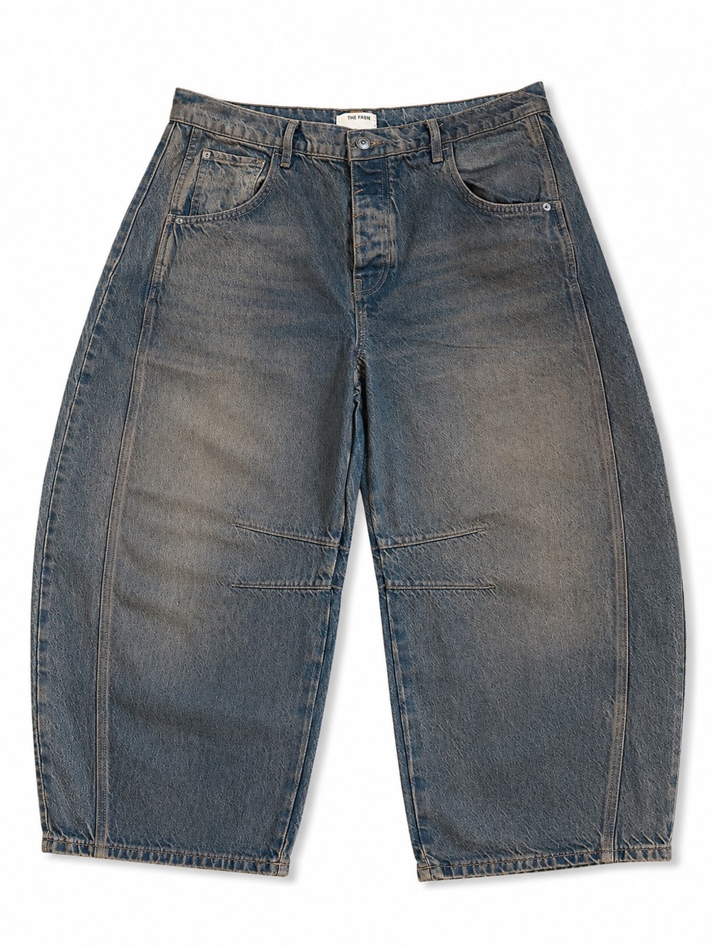 We the Free People 31 Good Luck Barrel Lost Desert Blue Brown Distress NWOT $128 - Picture 8 of 12